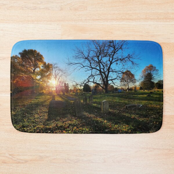 Item preview, Golden Autumn Rainbow Sunset Over Eastern Cemetery  designed and sold by TwistedP-Photos.