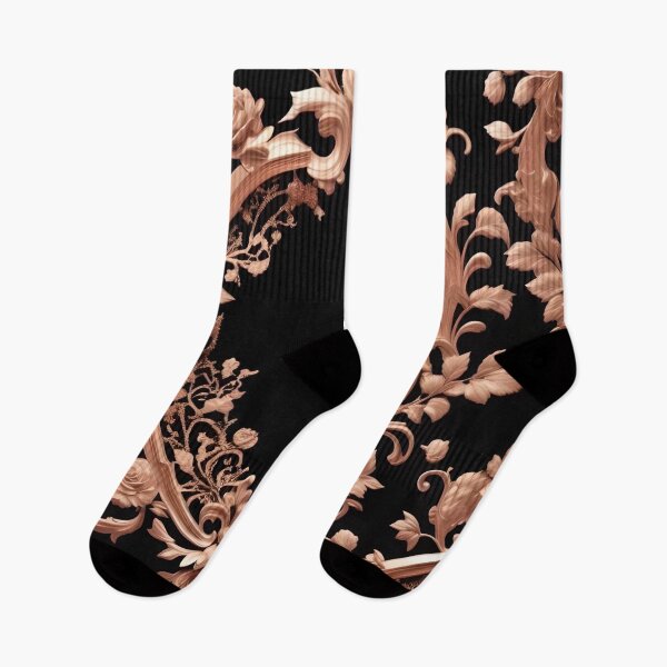 Item preview, Rose Gold & Matte Black Baroque designed and sold by DesignsByPrnces.