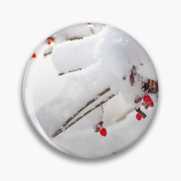Item preview, Red Seeds on Branch in the Snow designed and sold by JLorrainePhoto.