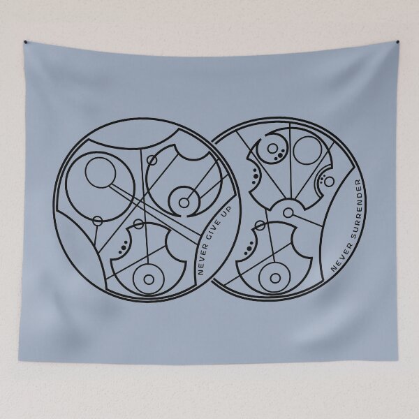 Item preview, Never Give Up, Never Surrender - Circular Gallifreyan designed and sold by TimeLady's Closet.