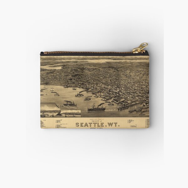Item preview, Bird's Eye View of Seattle, Washington (1884) designed and sold by allhistory.