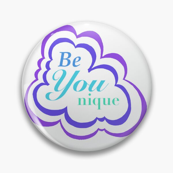 Item preview, Be YOU nique- in Blue and purple designed and sold by SoshanaC.