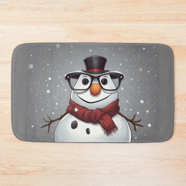 Item preview, Cute Frosty with glasses designed and sold by Javier Narváez Solarte.
