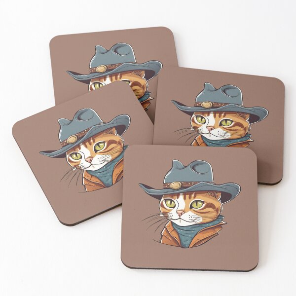 Item preview, Cowboy Cat designed and sold by cozyvintage.