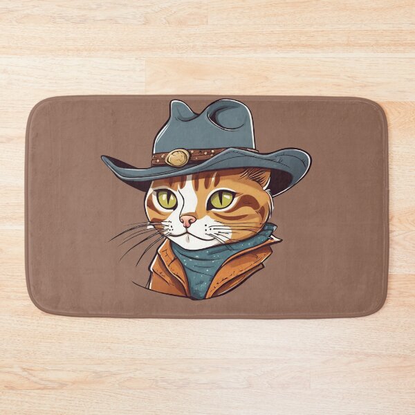 Item preview, Cowboy Cat designed and sold by cozyvintage.