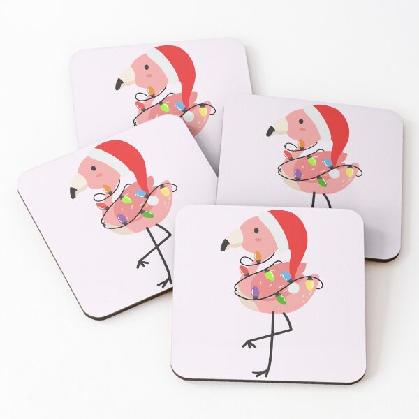 Item preview, Christmas Lights Flamingo designed and sold by jayjayjules.