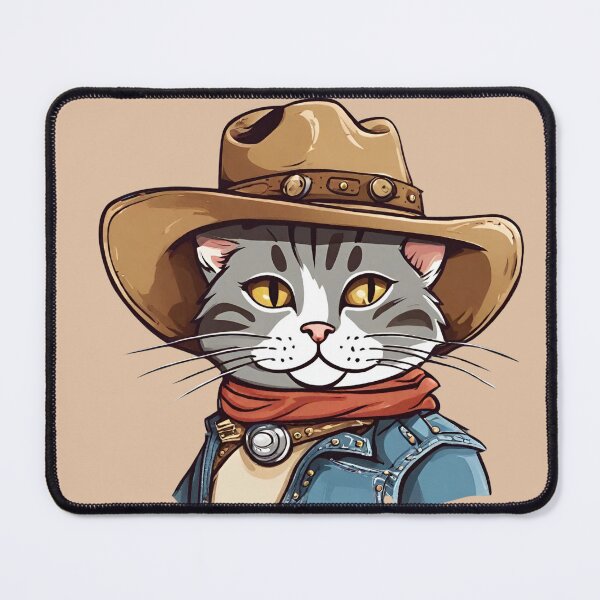 Item preview, Cowboy Cat designed and sold by cozyvintage.