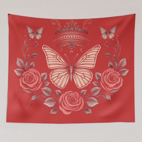 Item preview, The Queen | Butterfly and roses designed and sold by Cris888.