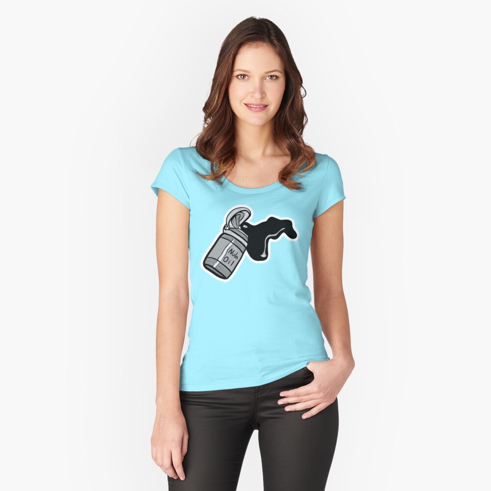 Item preview, Fitted Scoop T-Shirt designed and sold by BattleBearDZNS.
