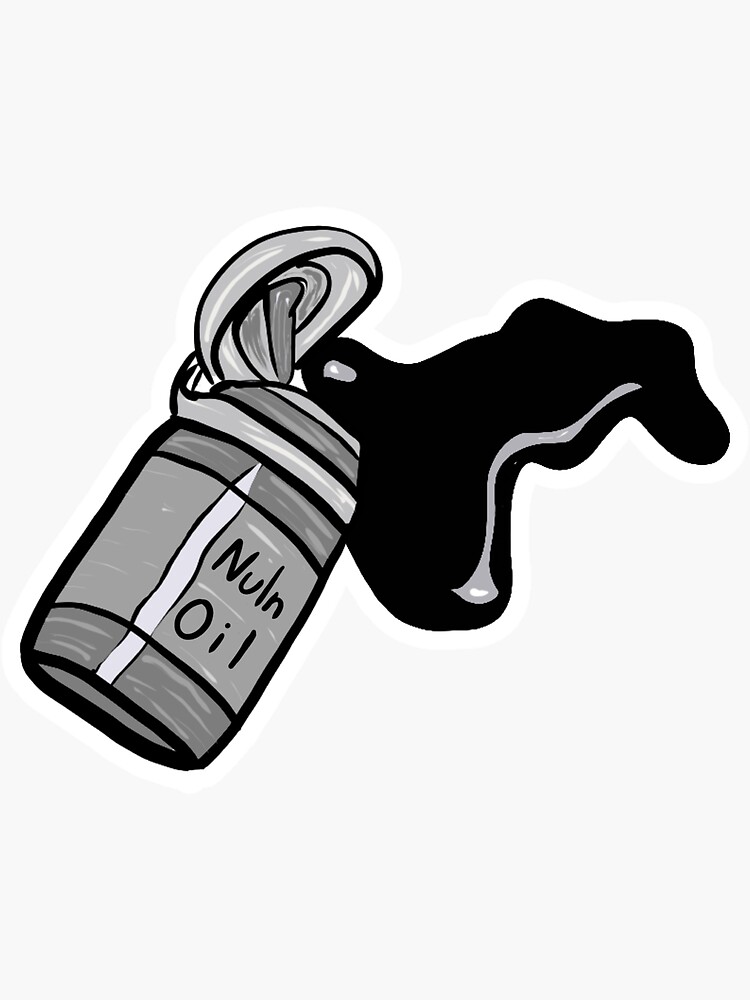 Thumbnail 3 of 3, Sticker, Spilled Nuil Oil designed and sold by BattleBearDZNS.