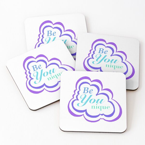 Item preview, Be YOU nique- in Blue and purple designed and sold by SoshanaC.