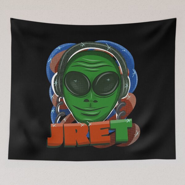 Item preview, JRE.T. - Alien Version of Joe Rogan designed and sold by Kill Tony Fan Designs.