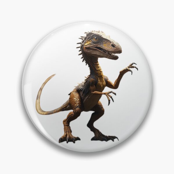 Item preview, Dinosaur Velociraptor Canvas print v2 designed and sold by Colorful-Worlds.
