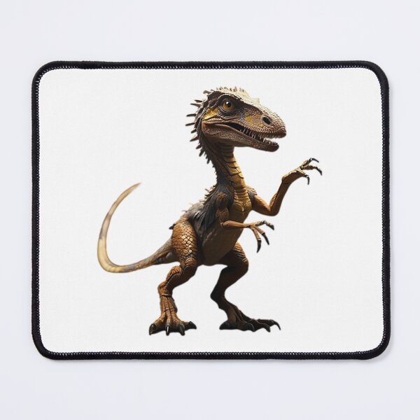 Item preview, Dinosaur Velociraptor Canvas print v2 designed and sold by Colorful-Worlds.