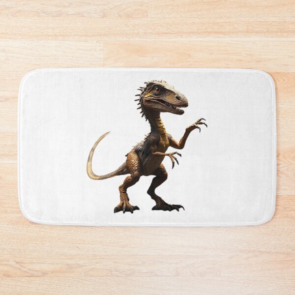 Item preview, Dinosaur Velociraptor Canvas print v2 designed and sold by Colorful-Worlds.