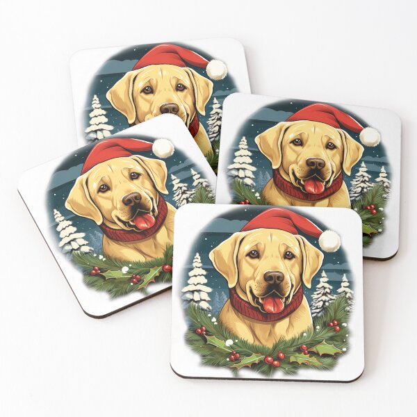 Item preview, Jolly Lab: Holiday Christmas Cheer Labrador designed and sold by Fantasy Masterpiece.