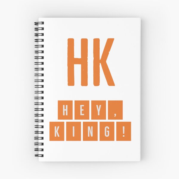 Item preview, Hey, King! block logo orange designed and sold by seeyouspacec.
