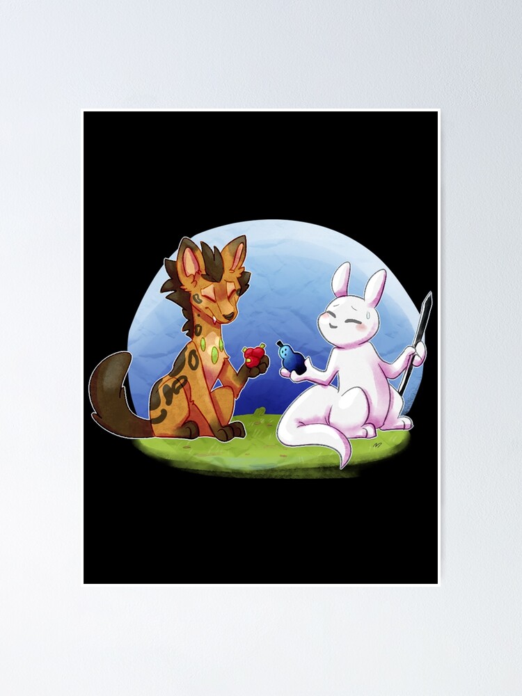 slugcat - rain world happy” Poster for Sale by HughIeas | Redbubble