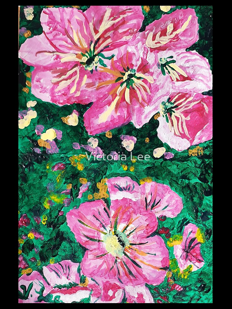 Thumbnail 7 of 7, Oversized T-Shirt, Pink Blooms designed and sold by Ladyinthemitten.