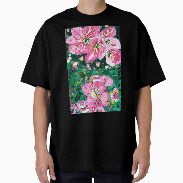 Pink Blooms Oversized T-Shirt