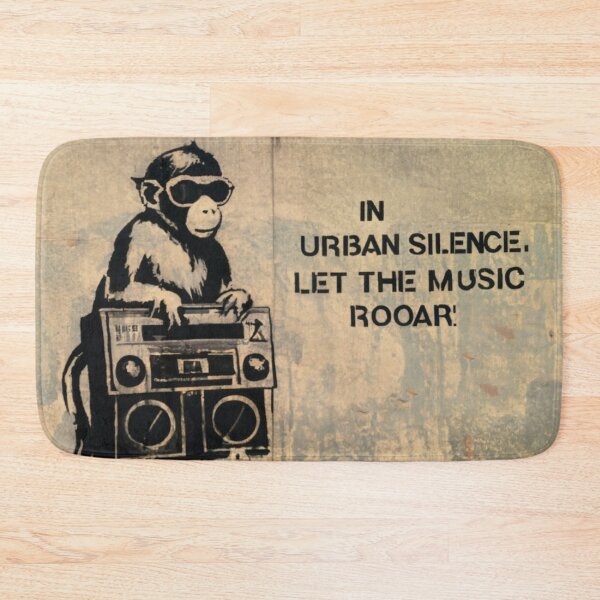Item preview, DJ Monkey Stencil Graffiti designed and sold by Bomax121.