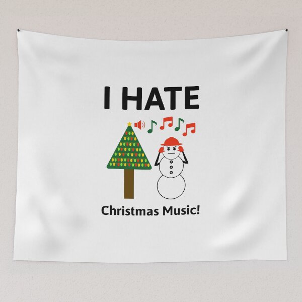 Item preview, I hate Christmas music  designed and sold by Rachel the Artist .