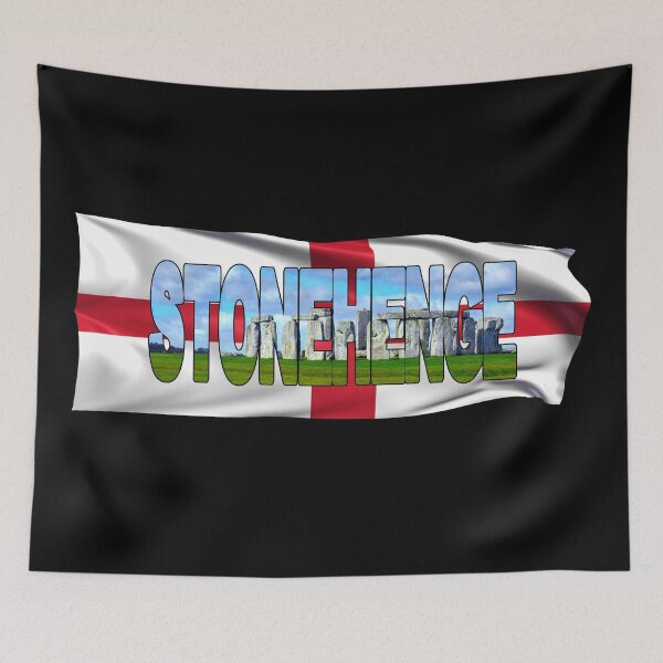Item preview, STONEHENGE - England - Day English Flag designed and sold by Adam Gormley.