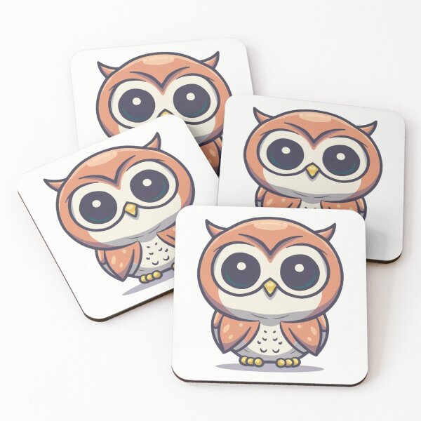 Item preview, Cartoon Kawaii Baby Owl designed and sold by CraftedRealm.