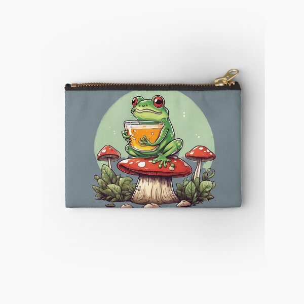 Item preview, Frog on a Mushroom designed and sold by cozyvintage.