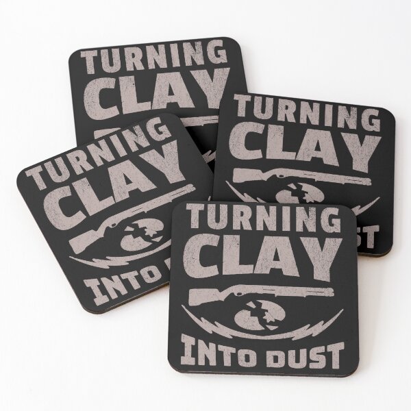 Item preview, Turning Clay Into Dust Skeet Shooting Trap Shooting Clay Pigeon Retro Vintage Style designed and sold by HosvPrint .s.