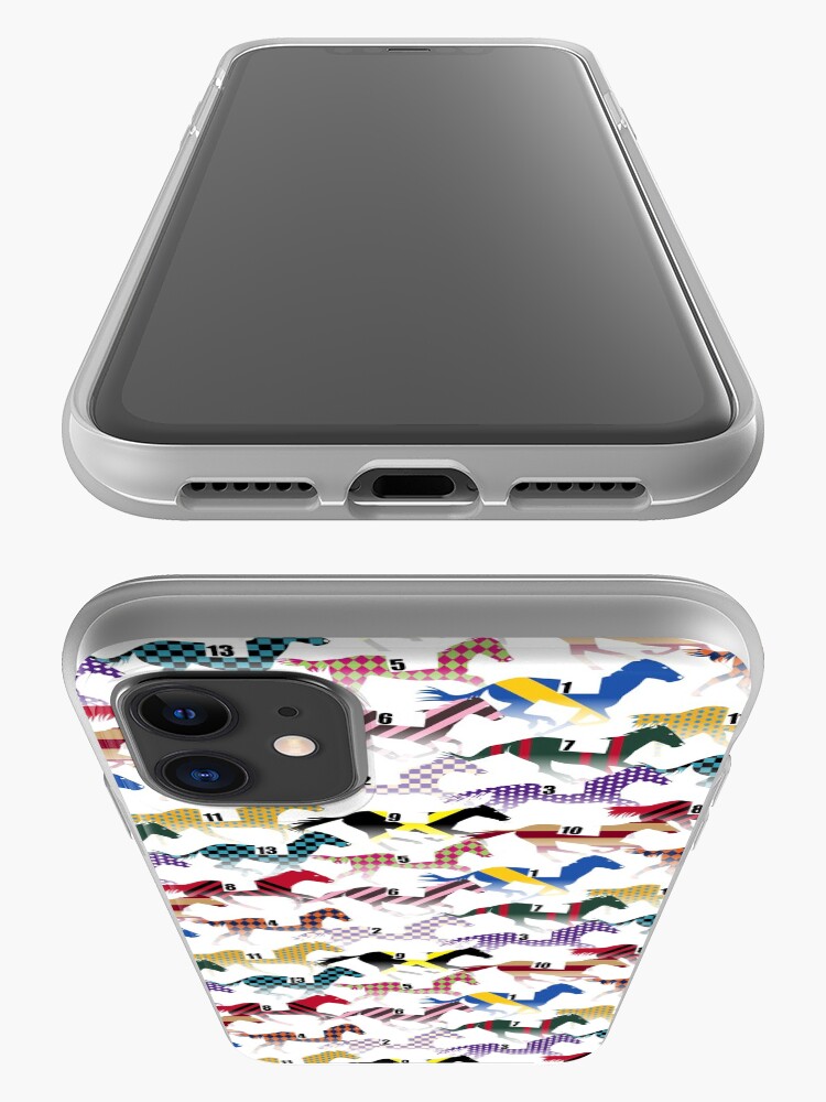 Alternate view of Off to the Horse Races Jockey Silks Pattern iPhone Case & Cover