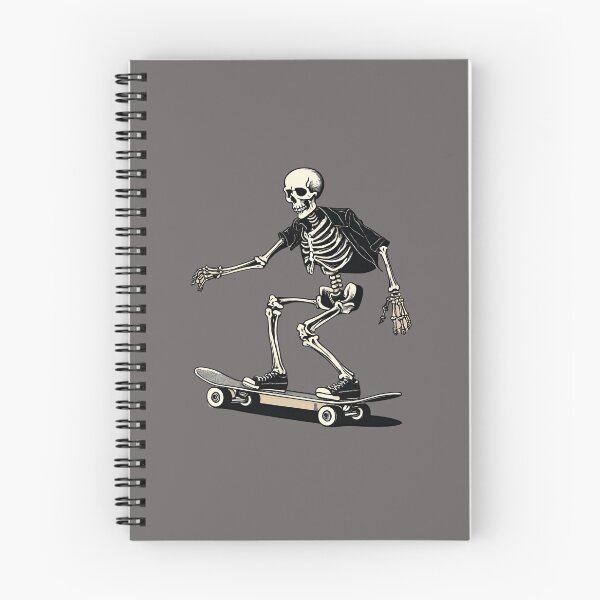 Item preview, Skateboarding Skelly designed and sold by cozyvintage.