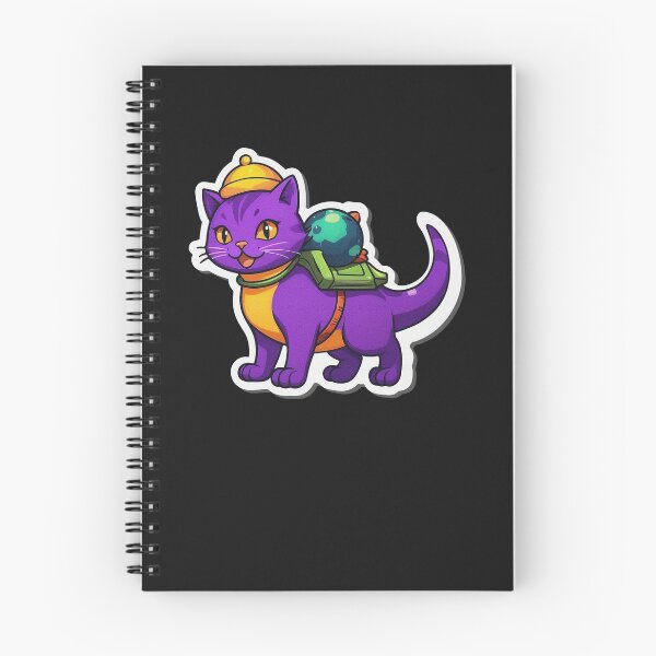 Item preview, Gato dinosaurio con su mundo. designed and sold by PawPawa.