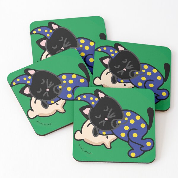 Item preview, Sleeping cat in pajama designed and sold by fluffyfamcraft.
