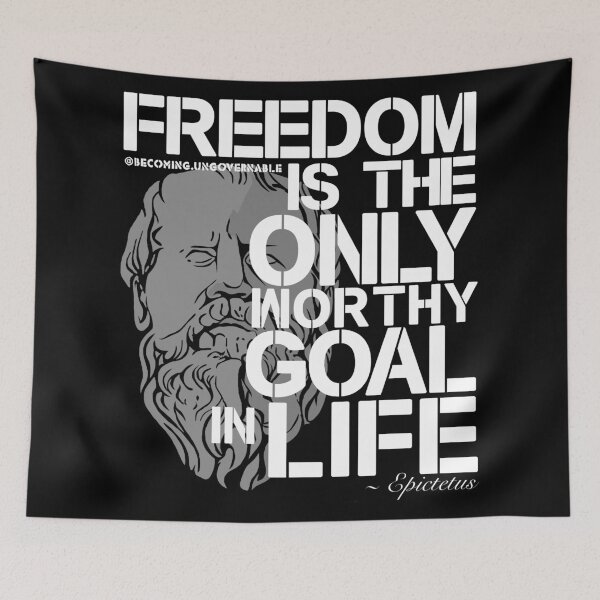 Item preview, Epictetus Freedom designed and sold by Becoming Ungovernable.