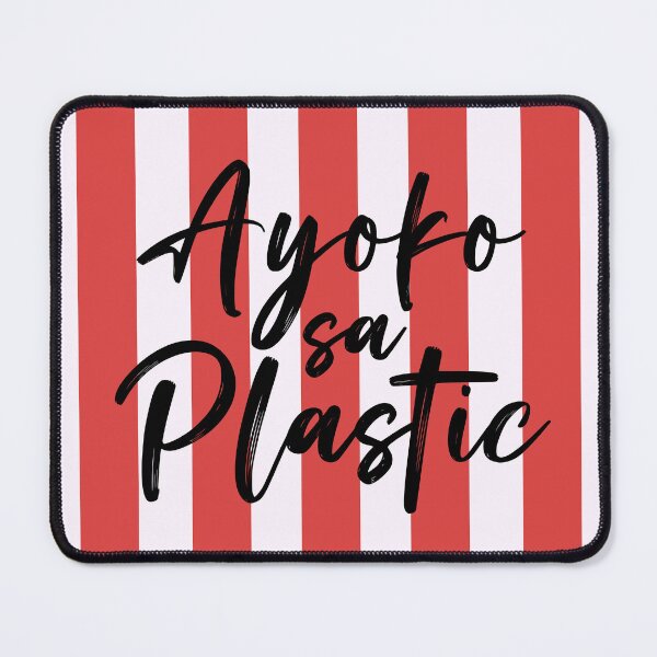 Item preview, Ayoko Sa Plastic I Hate Plastic Filipino Expression  designed and sold by pixelsparkzone.