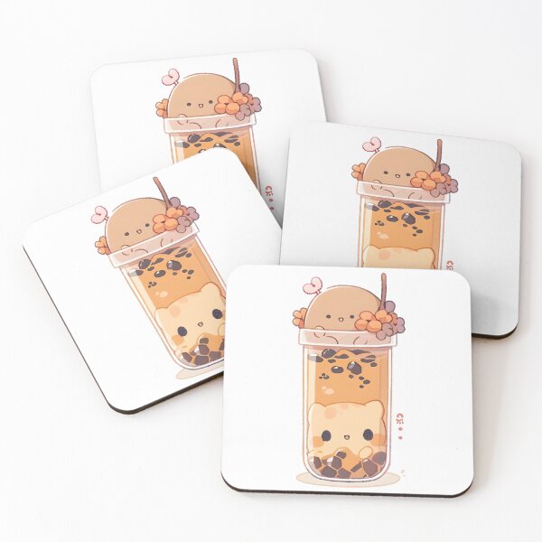 Aperçu de l'œuvre Boba Bubble Buddies III créée et vendue par LovelyPeel.