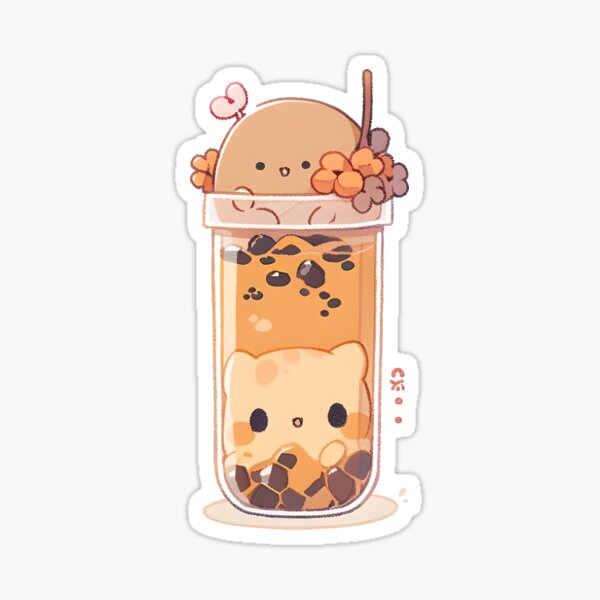 Boba Bubble Buddies III Sticker