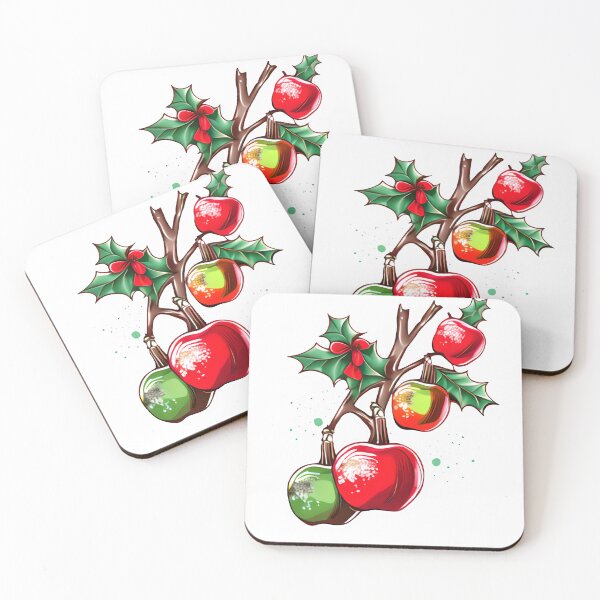 Item preview, FESTIVE CHRISTMAS APPLES TREE. designed and sold by Sanny88.