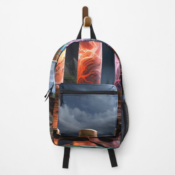 Item preview, One of a Kind Art Oil Painting Beautiful Scenes Bottled Lightning B242 designed and sold by MPCFICTION.
