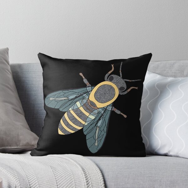 Item preview, Crochet Honeybee (black) designed and sold by 13mtm80-Designs.