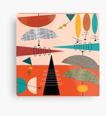 Mid-Century Modern Zusammenfassung # 59 Metallbild
