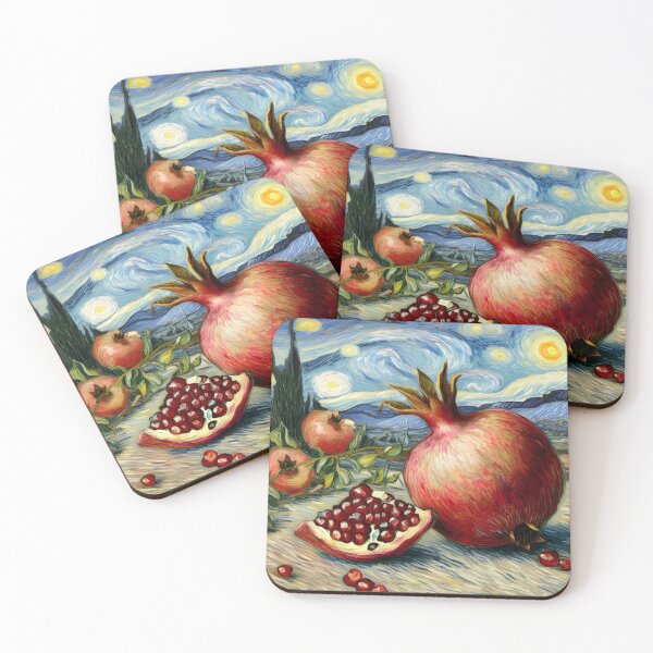 Item preview, Anar for yalda in Van Gogh style - Persian (iran) design designed and sold by Persian Pride Official.