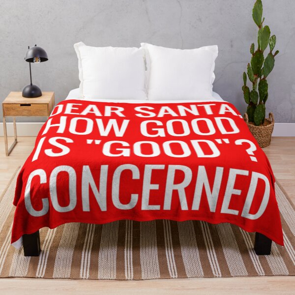 Item preview, Dear Santa How Good is Good? Funny Christmas designed and sold by JellyBeenzz.