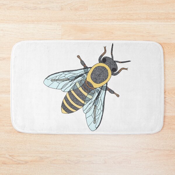 Item preview, Crochet Honeybee (white) designed and sold by 13mtm80-Designs.