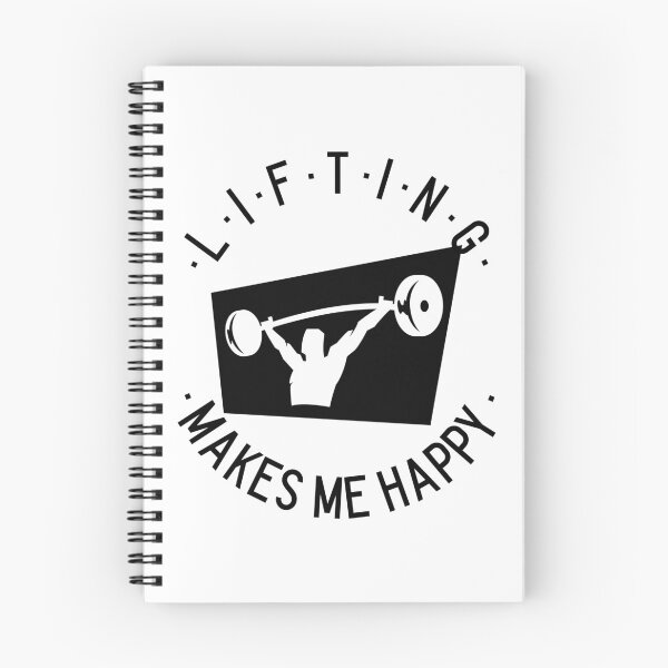 Item preview, Blackout Outline Lifting Makes Me Happy designed and sold by CornerStone57.