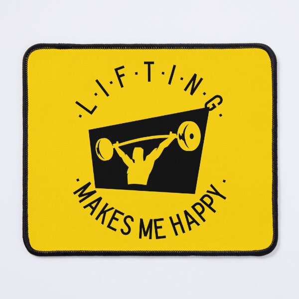 Item preview, Blackout Outline Lifting Makes Me Happy designed and sold by CornerStone57.