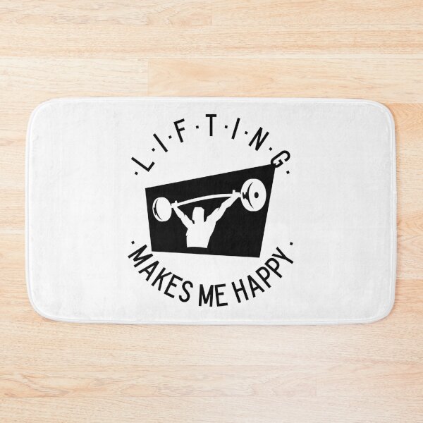 Item preview, Blackout Outline Lifting Makes Me Happy designed and sold by CornerStone57.