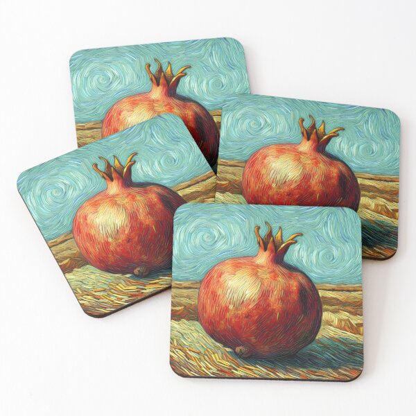 Item preview, Anar for yalda in Van Gogh style - Persian (iran) design designed and sold by Persian Pride Official.