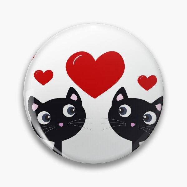 Item preview, Couple of kittens with heart designed and sold by NISSIDESIGN2016.